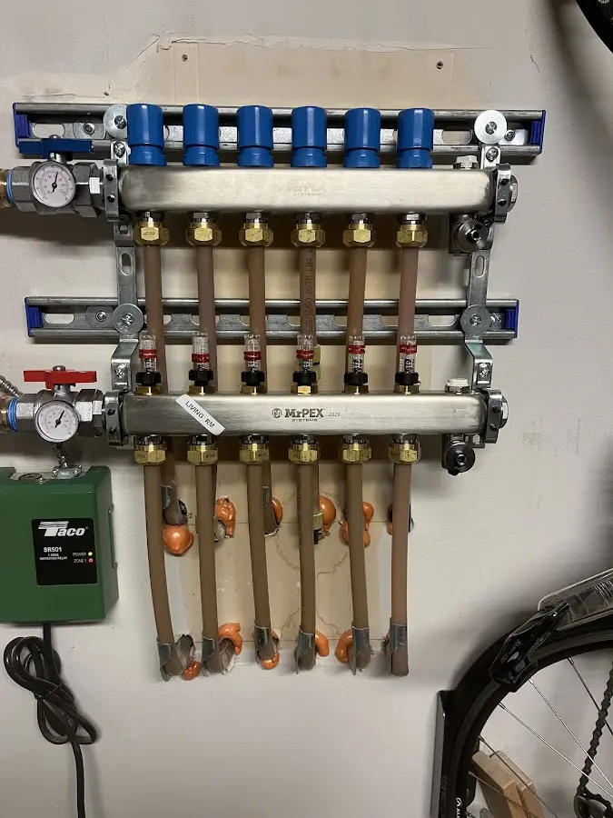 Plumber performing Leak Detection at a residential property in Fairland